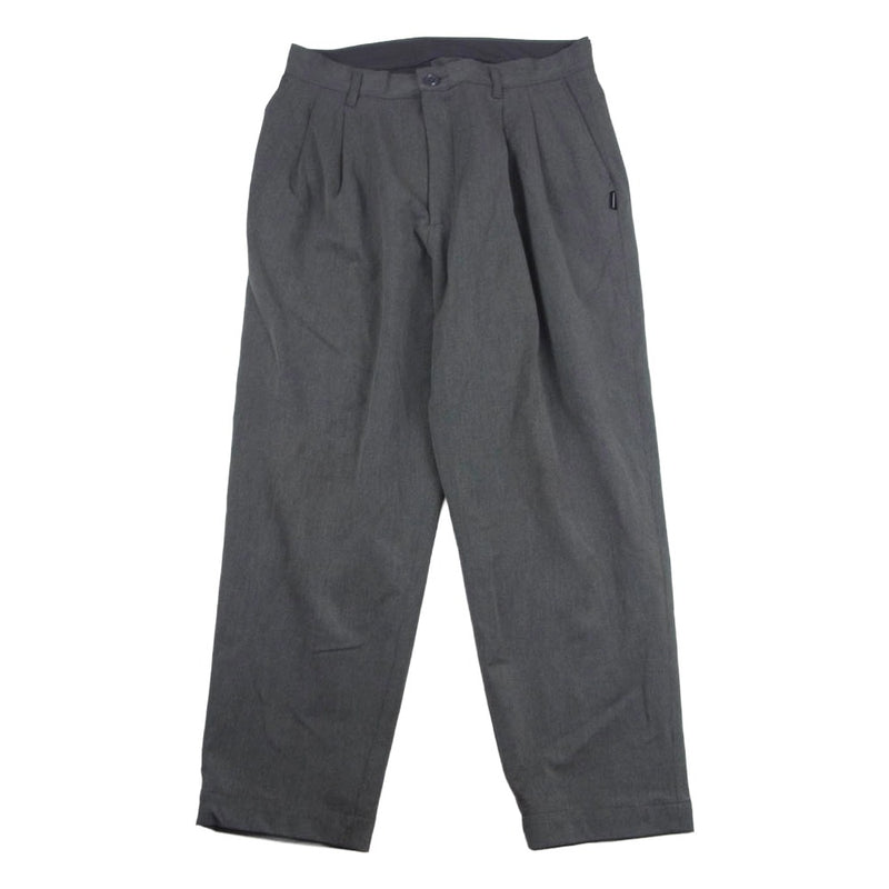 NEIGHBORHOOD ネイバーフッド 23SS 231AQNH-PTM03 TWO TUCK PANTS 2タック スラックス パンツ レーヨン混 トラウザー グレー系 S【中古】