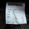 NEIGHBORHOOD ネイバーフッド 20AW 202AQNH-PTM06 ウール チェック スラックス パンツ ブラック系 ベージュ系 S【中古】
