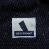 DESCENDANT ディセンダント 22AW 222WVDS-PTM06 SHORE DENIM TWEED BEACH TROUSERS ショア デニム ツイード ビーチ トラウザーズ インディゴ パンツ インディゴブルー系 1【極上美品】【中古】