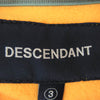 DESCENDANT ディセンダント 23AW 232ATDS-CSM36 HUMMING FLEECE PULLOVER ハミング フリース プルオーバー スナップT ジャケット イエロー系 3【新古品】【未使用】【中古】