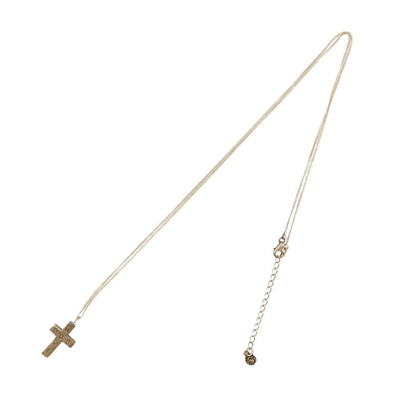 ROTTWEILER ロットワイラー DOG HOPE クロス ネックレス シルバー系【中古】