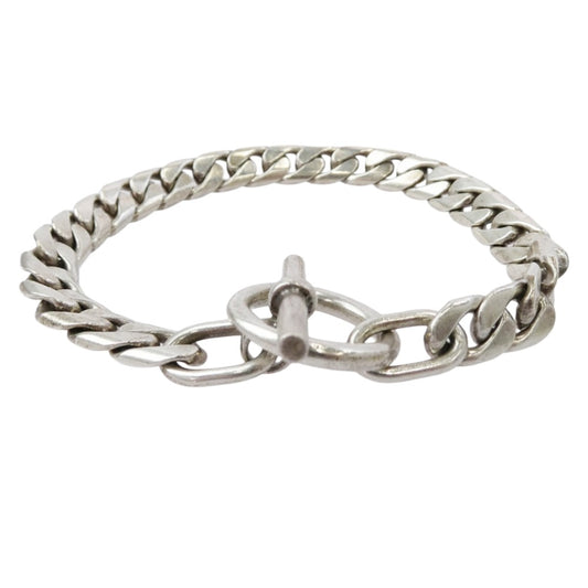 ラバー TAXCO CHAIN T BAR BR チェーン ブレスレット シルバー系【中古】