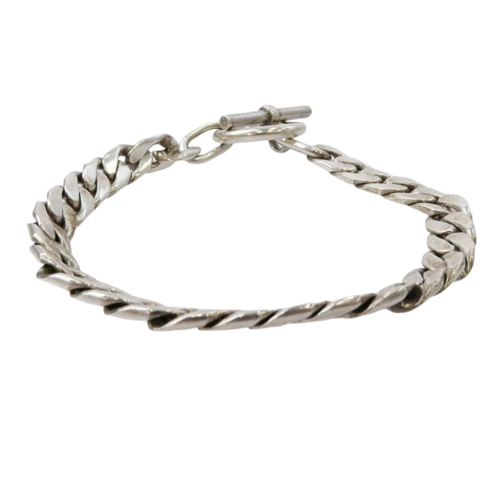 ラバー TAXCO CHAIN T BAR BR チェーン ブレスレット シルバー系【中古】