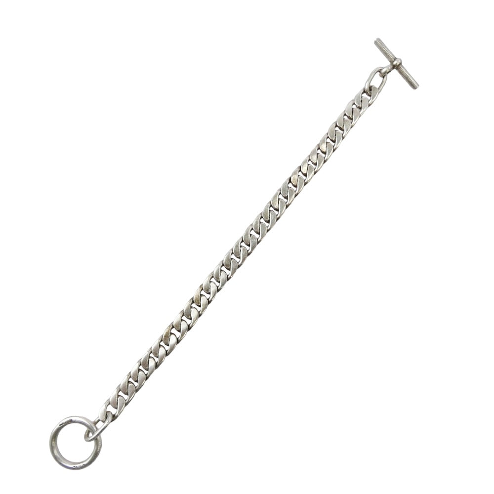 ラバー TAXCO CHAIN T BAR BR チェーン ブレスレット シルバー系【中古】