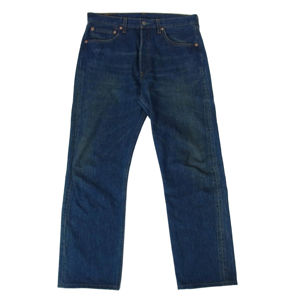 Levi's リーバイス USA製 00s 501 ボタンフライ ストレート デニムパンツ ボタン裏刻印553 インディゴブルー系 32【中古】