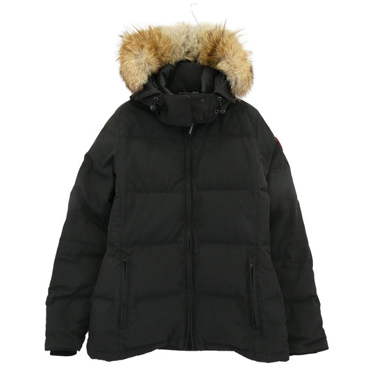 CANADA GOOSE カナダグース 3804L サザビーリーグタグ CHELSEA PARKA チェルシーパーカー フーデッド ダウンジャケット ファー付きフーディー ブラック系 M/M【中古】