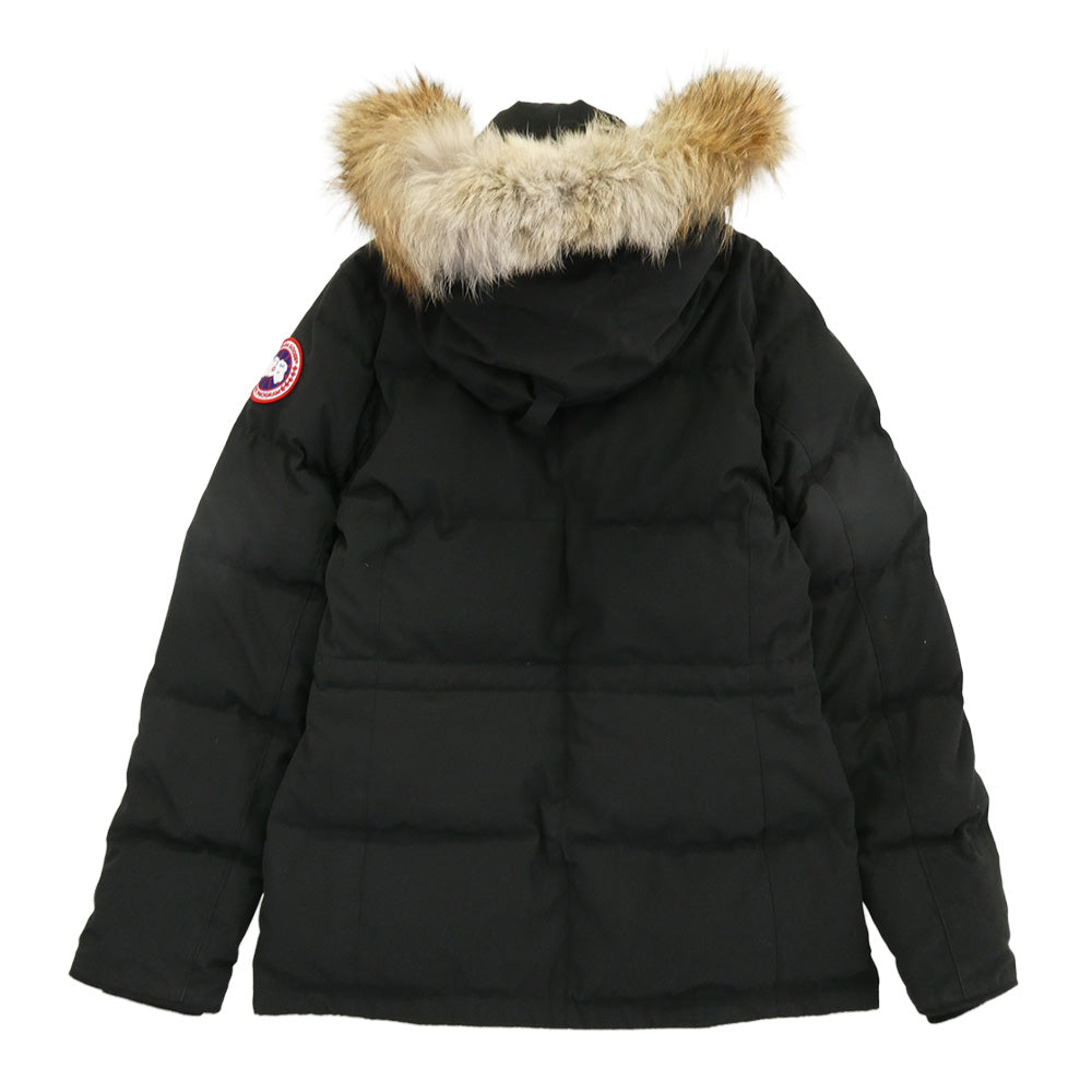 CANADA GOOSE カナダグース 3804L サザビーリーグタグ CHELSEA PARKA チェルシーパーカー フーデッド ダウンジャケット ファー付きフーディー ブラック系 M/M【中古】