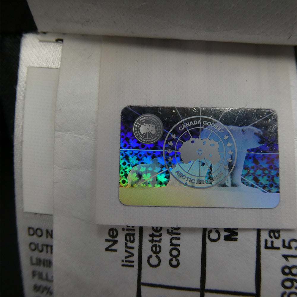 CANADA GOOSE カナダグース 3804L サザビーリーグタグ CHELSEA PARKA チェルシーパーカー フーデッド ダウンジャケット ファー付きフーディー ブラック系 M/M【中古】