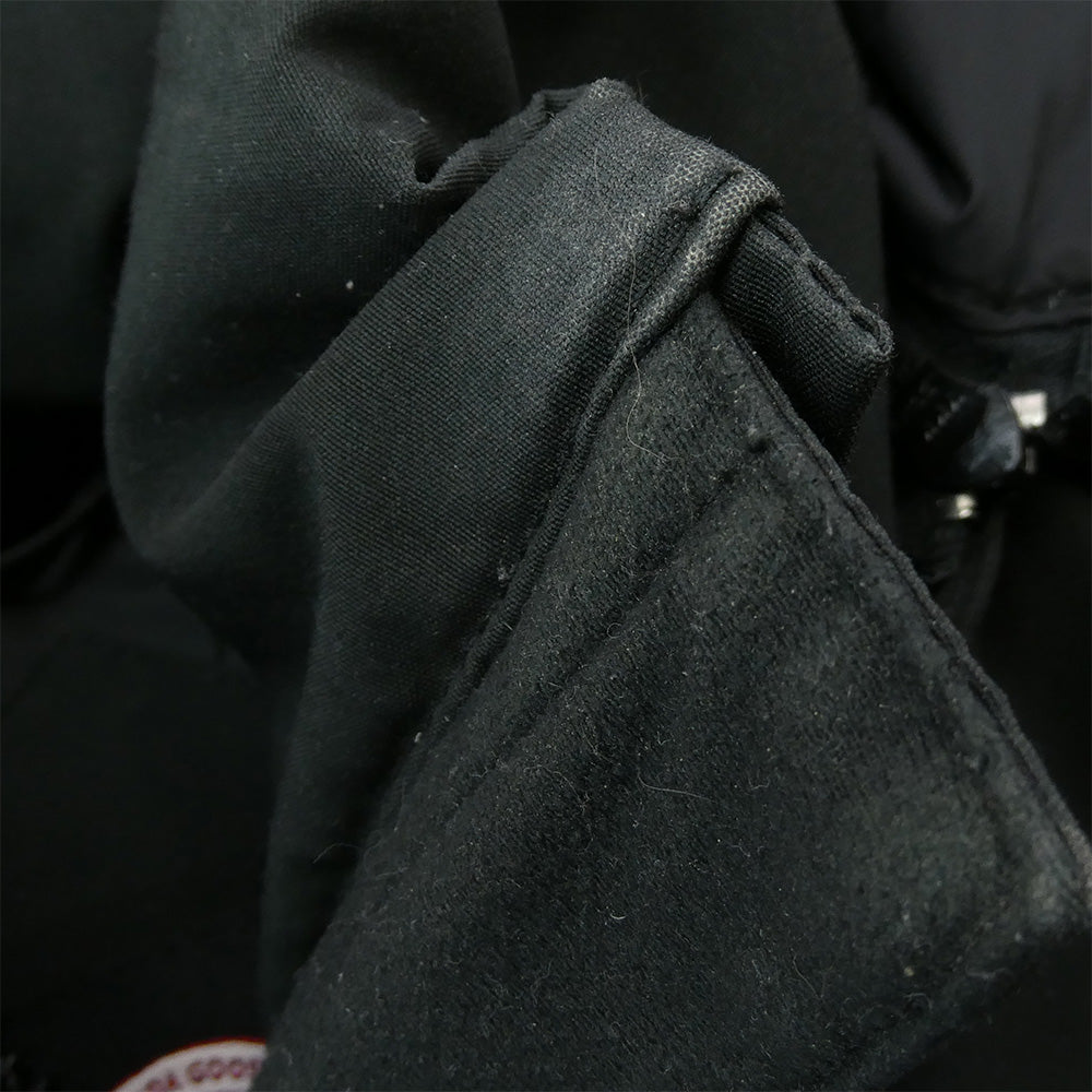 CANADA GOOSE カナダグース 3804L サザビーリーグタグ CHELSEA PARKA チェルシーパーカー フーデッド ダウンジャケット ファー付きフーディー ブラック系 M/M【中古】