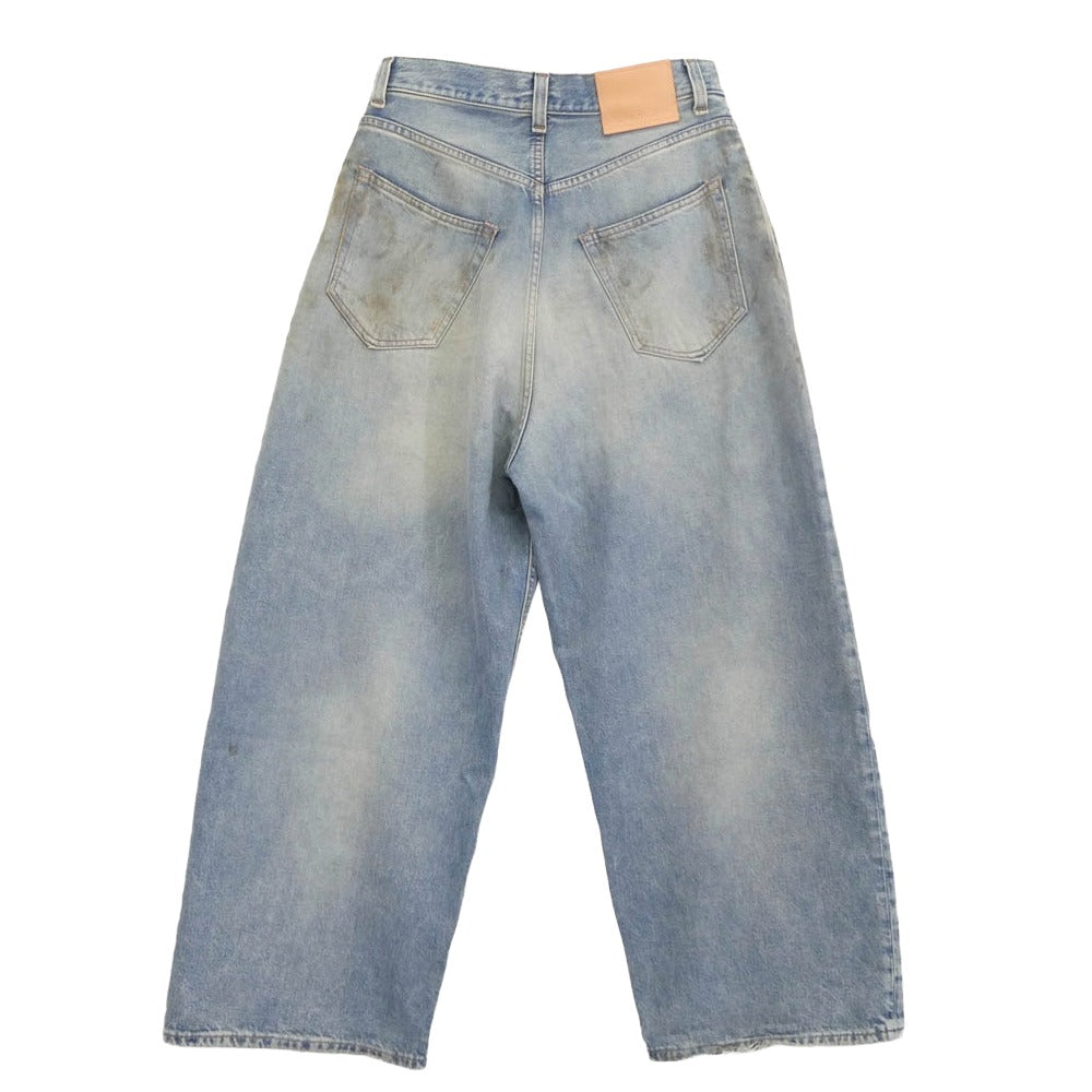 ACNE STUDIOS アクネストゥディオズ B00381 2023M Penicillin ペニシリン ダメージ デニム パンツ インディゴブルー系 46 46【中古】