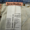 ACNE STUDIOS アクネストゥディオズ B00381 2023M Penicillin ペニシリン ダメージ デニム パンツ インディゴブルー系 46 46【中古】