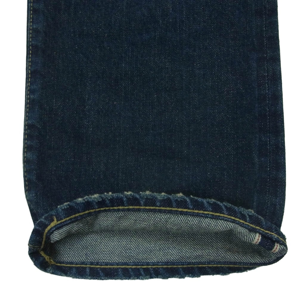 HYSTERIC GLAMOUR ヒステリックグラマー 24SS 02241AP18 RW CLASH加工 スリム ストレート デニム パンツ ジーンズ インディゴブルー系 31【美品】【中古】