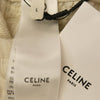 CELINE セリーヌ 2Z062765N ロゴプリント コットンフリース スウェット ジョガーパンツ トラックパンツ オフホワイト系 L【極上美品】【中古】