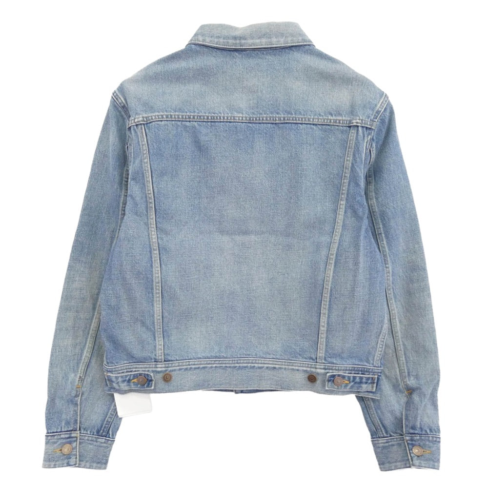 CELINE セリーヌ 23SS 2Q623206T Vシェイプトラッカー ピズモウォッシュ デニムジャケット【極上美品】【中古】 CELINE セリーヌ 23SS 2Q623206T Vシェイプトラッカー ピズモ