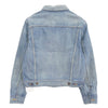 CELINE セリーヌ 23SS 2Q623206T Vシェイプトラッカー ピズモウォッシュ デニムジャケット インディゴブルー系 M【極上美品】【中古】