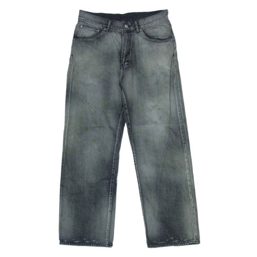 ANCELLM アンセルム ANC-PT82 USED STRAIGHT 5P DENIM PANTS ダメージ加工 ストレート デニムパンツ ジーンズ グレー系 3【中古】