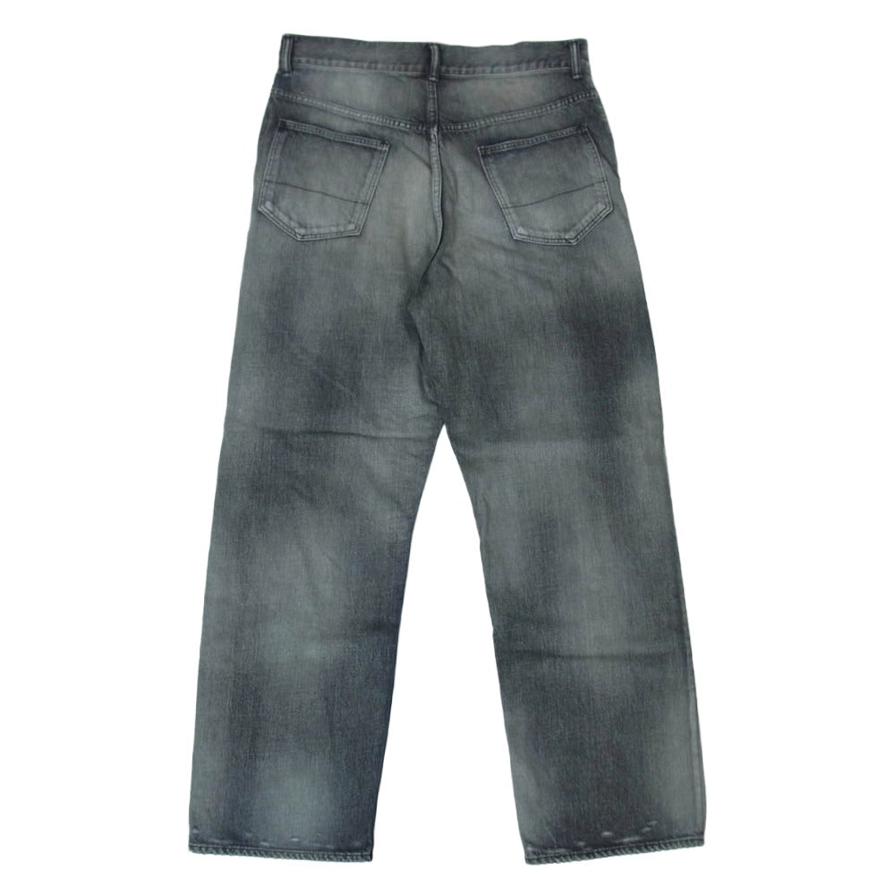ANCELLM アンセルム ANC-PT82 USED STRAIGHT 5P DENIM PANTS ダメージ加工 ストレート デニムパンツ ジーンズ グレー系 3【中古】