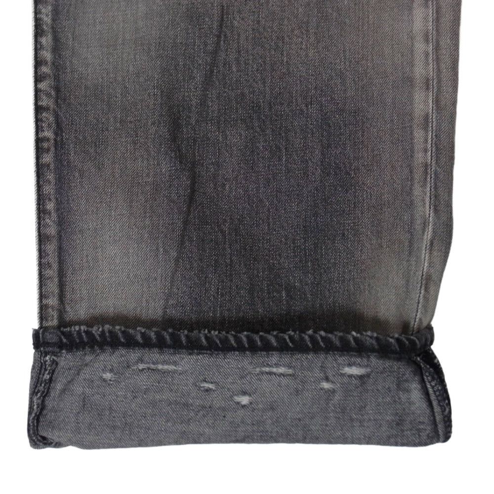 ANCELLM アンセルム ANC-PT82 USED STRAIGHT 5P DENIM PANTS ダメージ加工 ストレート デニムパンツ ジーンズ グレー系 3【中古】