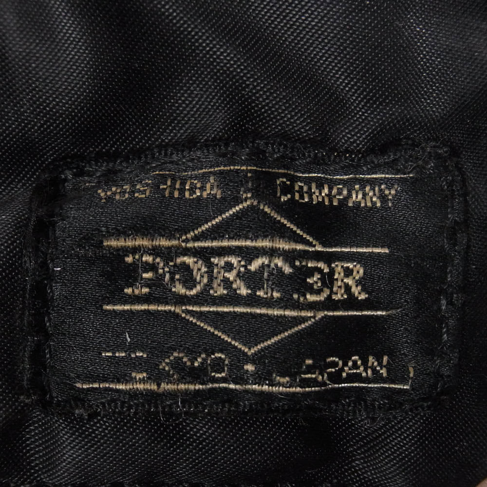 PORTER ポーター TANKER WAIST BAG タンカー ウエストバッグ ブラック系【中古】