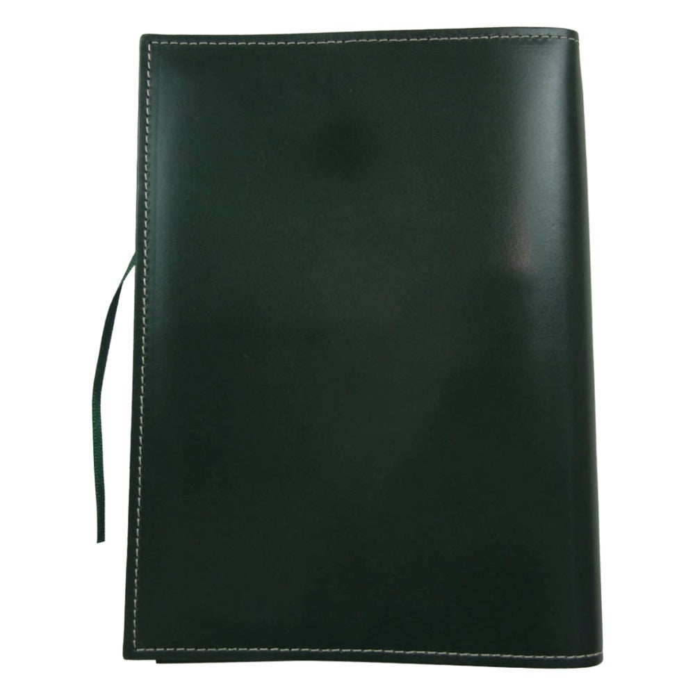 GLENROYAL グレンロイヤル 03-2605 オールブライドルレザー ブックカバー A6文庫サイズ グリーン系【極上美品】【中古】