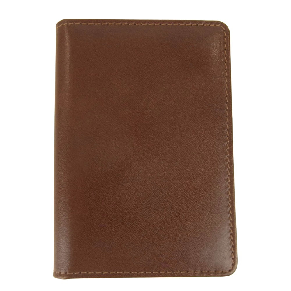 WHITE HOUSE COX ホワイトハウスコックス S7412 NAME CARD CASE SHADOW CALF 名刺入れ カードケース シャドーカーフレザー ブラウン系【美品】【中古】