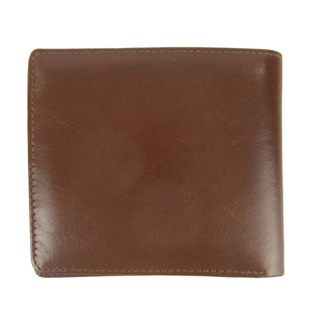 WHITE HOUSE COX ホワイトハウスコックス S8772 NOTE CASE SHADOW CALF 二つ折り 札入れ 財布 シャドーカーフレザー ブラウン系【中古】