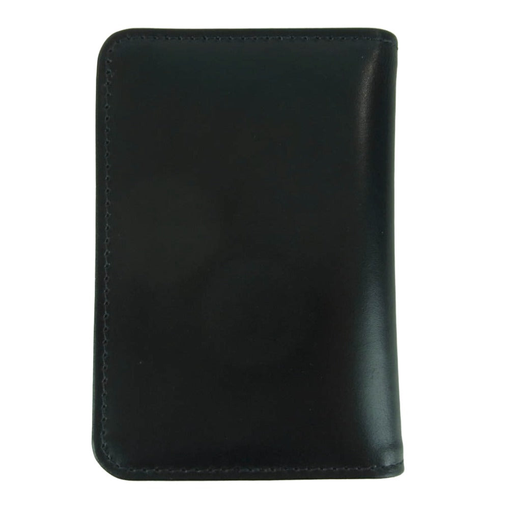 ベオーマレザーカンパニー S0051 SLIM SNAP CARD CASE 名刺入れ カードケース ブライドルレザー ブラック系【美品】【中古】
