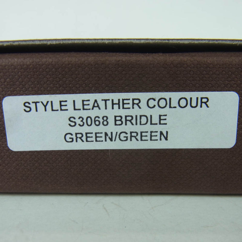 未使用 ホワイトハウスコックス L字ジップ ワレット S3068 グリーン WHITE HOUSE COX ホワイトハウスコックス S3068 スリムジップ