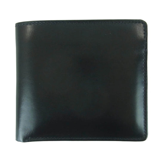 ベオーマレザーカンパニー S0040 NOTE CASE 二つ折り 財布 ブライドルレザー ブラック系【美品】【中古】