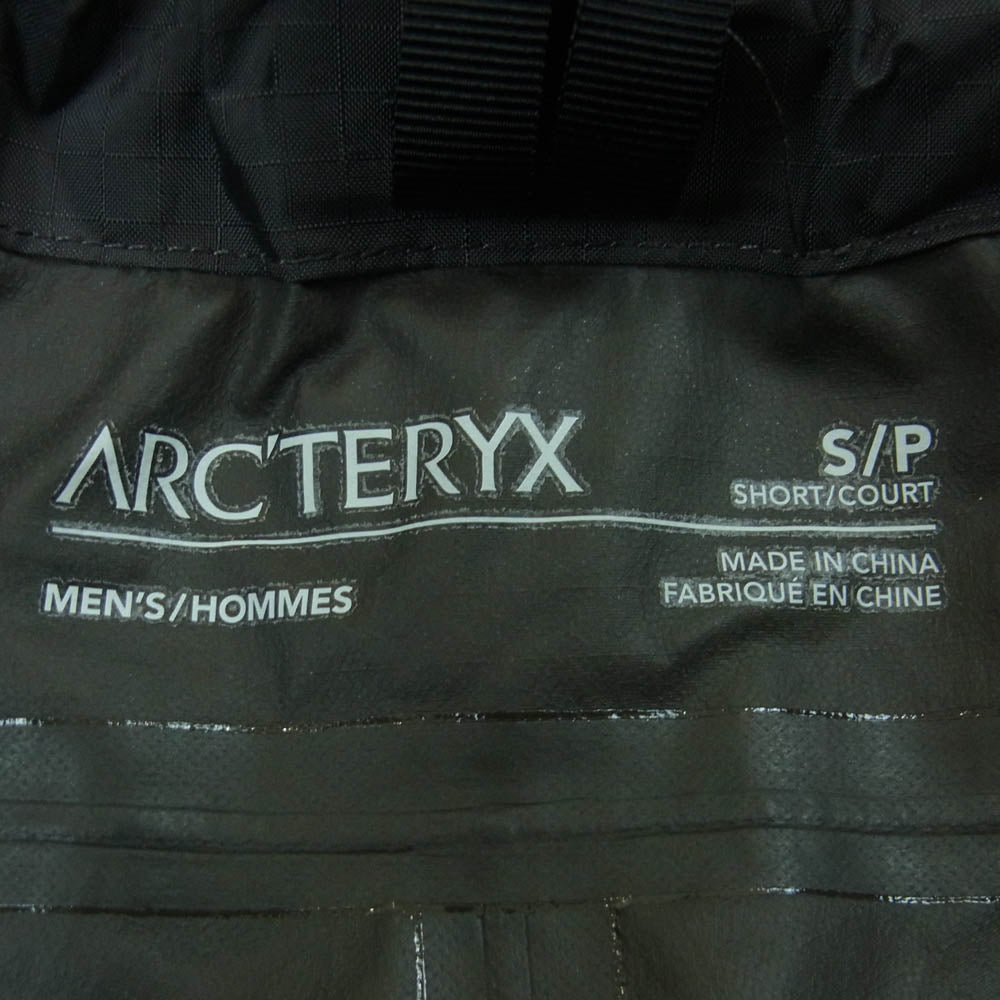 ARC'TERYX アークテリクス 21777 Zeta SL Pant Men's REG ゼータSL GORE-TEX パンツ 中国製 ブラック系 S【美品】【中古】