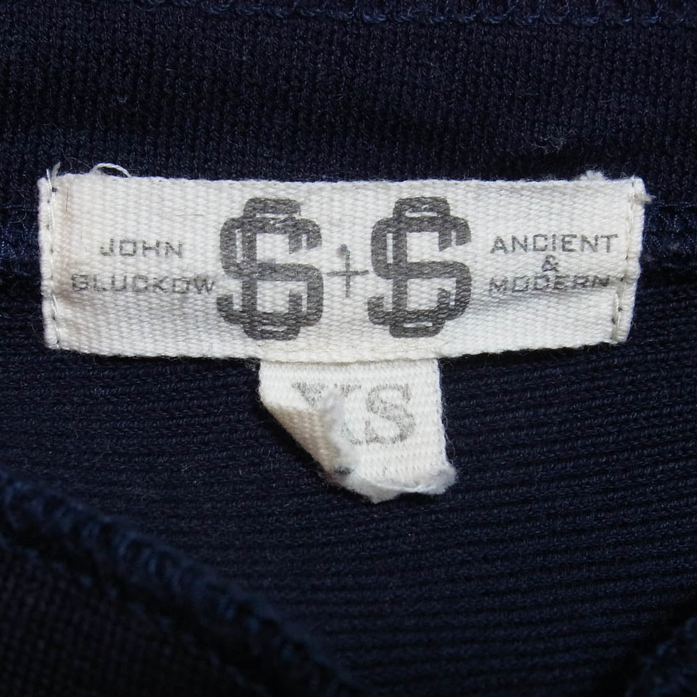 JELADO ジェラード JG03202 John Gluckow ジョングラッコー Seamans Undershirts シーマンズ アンダー シャツ ネイビー系 XS【美品】【中古】