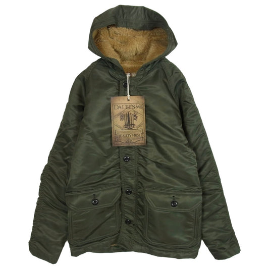 デラックスウエア DALEE'S ダリーズ NA2 40s NAVY ARMY JACKET ミリタリー ジャケット カーキ系 13.5【極上美品】【中古】