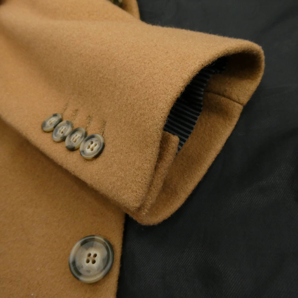 AMI PARIS アミパリス 14AW H14M05.18 ウール チェスターコート ライトブラウン系 46【中古】 AMI PARIS アミパリス 14AW H14M05.18 ウール チェスターコート ライト