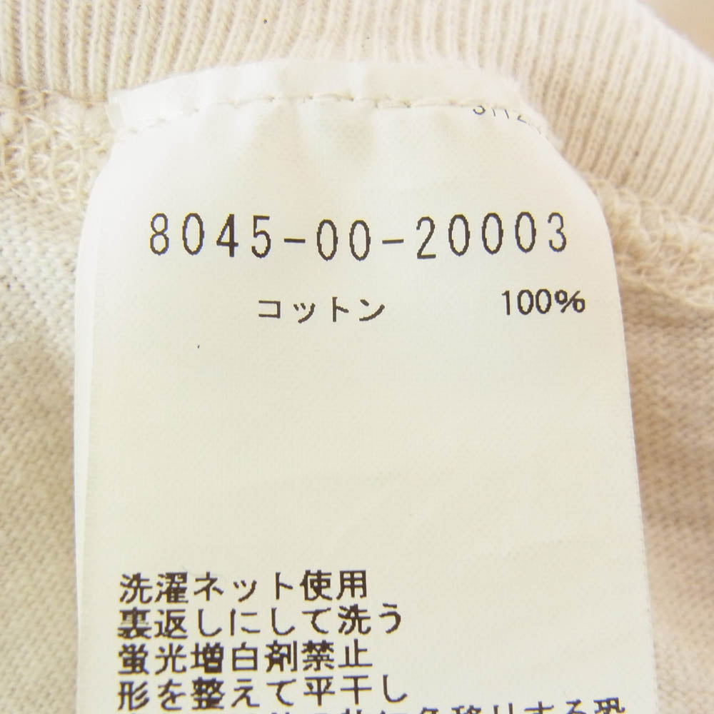 Nigel Cabourn ナイジェルケーボン 8045-00-20003 50s HENLEY NECK SHIRT ヘンリーネック カットソー シャツ ベージュ系 52【中古】