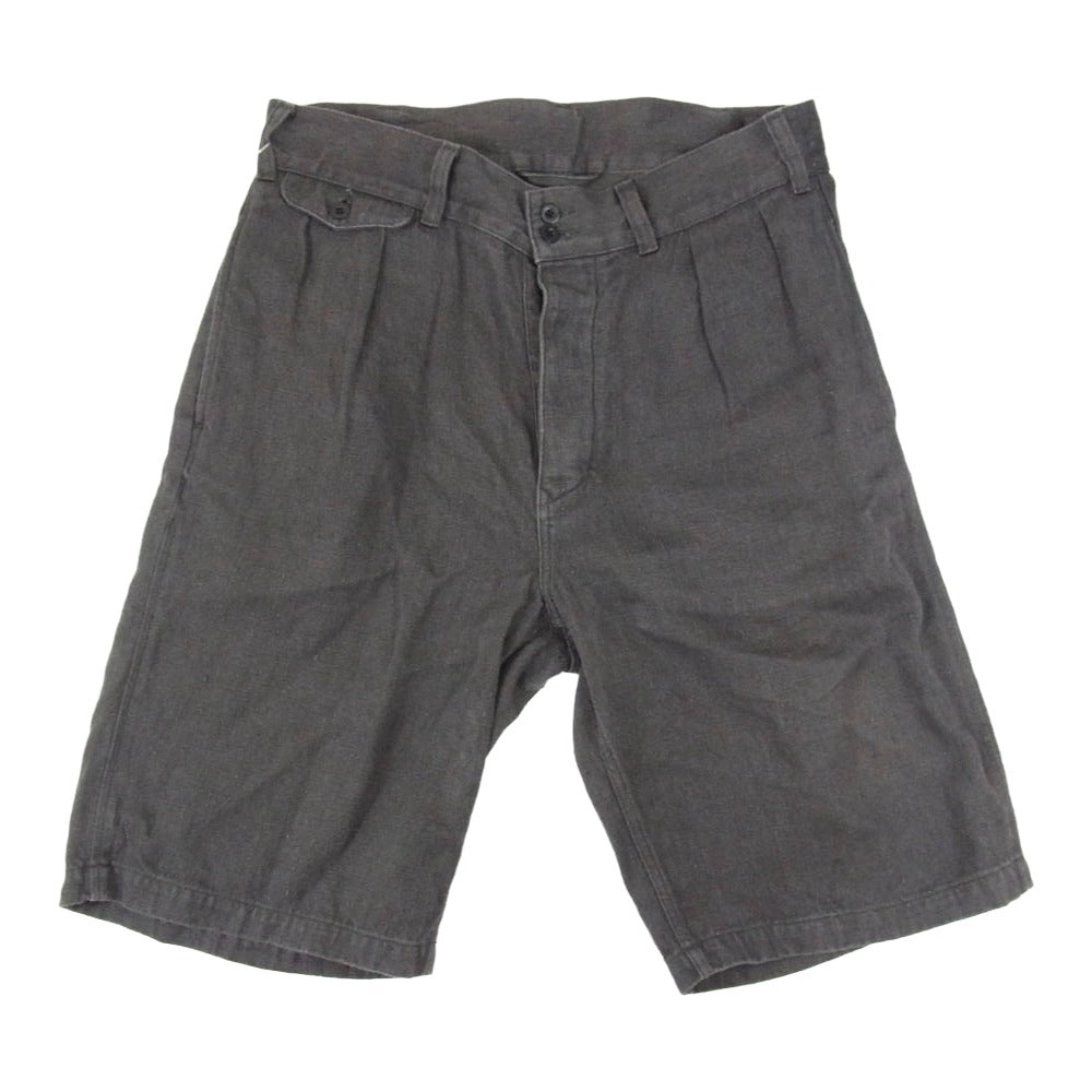Nigel Cabourn ナイジェルケーボン 8046-00-51000 DESERT SHORTS ヘンプ デザート ショーツ ショートパンツ グレー系 36【中古】