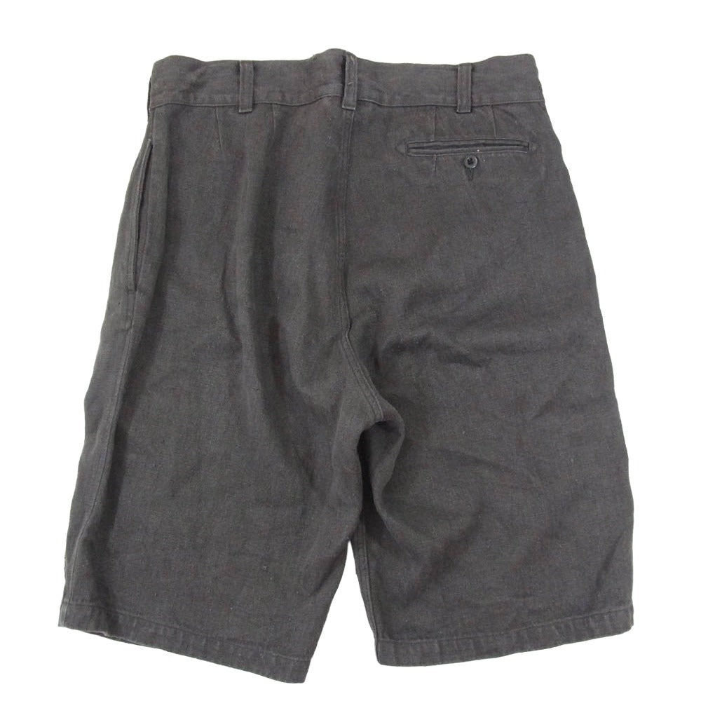 Nigel Cabourn ナイジェルケーボン 8046-00-51000 DESERT SHORTS ヘンプ デザート ショーツ ショートパンツ グレー系 36【中古】