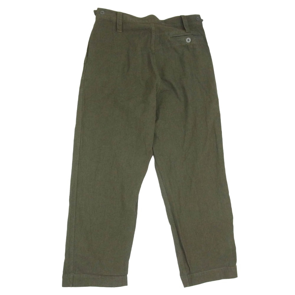 Nigel Cabourn ナイジェルケーボン 8046-13-50020 LYBRO NAVVIE PANT COTTON BROKEN TWILL ライブロ ナビーパンツ コットンブロークンツイル グルカ パンツ カーキ系 36【中古】