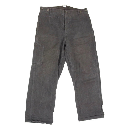 Nigel Cabourn ナイジェルケーボン 8046-00-50001 FRENCH WORK PANT ヘンプ フレンチ ワーク パンツ グレー系 36【中古】