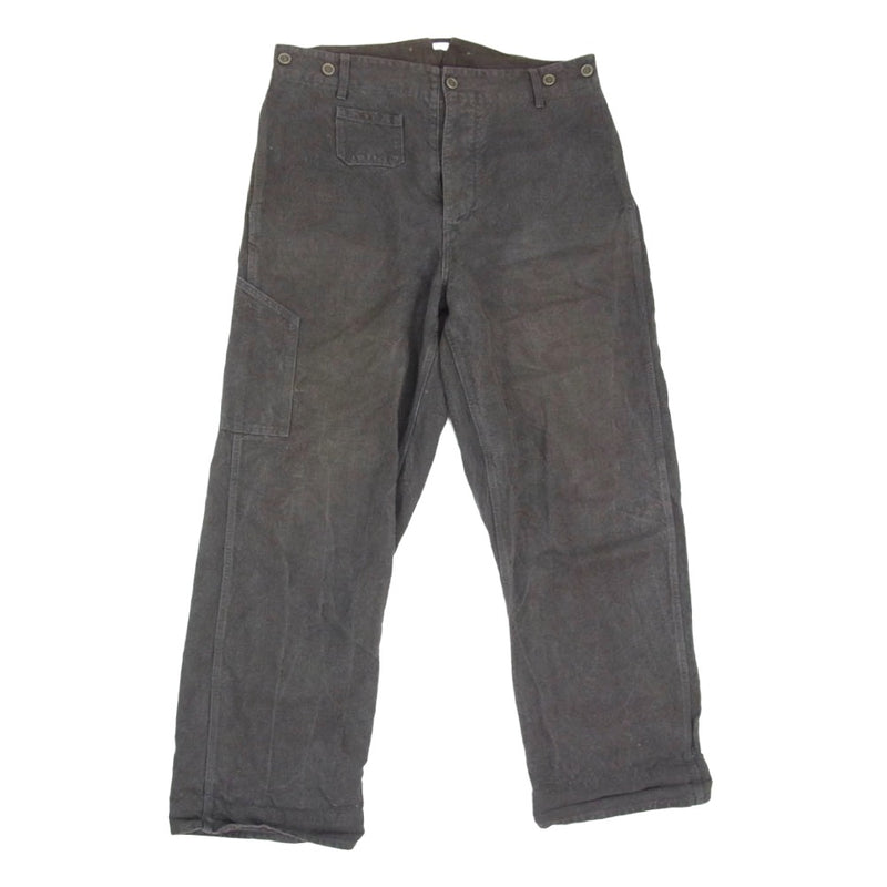 Nigel Cabourn ナイジェルケーボン 8046-00-50001 FRENCH WORK PANT ヘンプ フレンチ ワーク パンツ グレー系 36【中古】