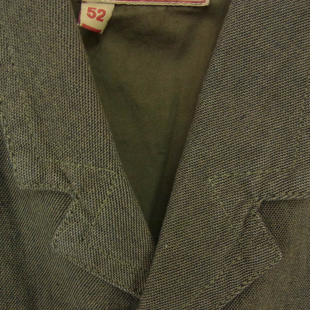 Nigel Cabourn ナイジェルケーボン 8046-13-70020 LYBRO WAISTCOAT COTTON BROKEN TWILL ライブロ ウェストコート コットンブロークンツイル ベスト カーキ系 52【中古】