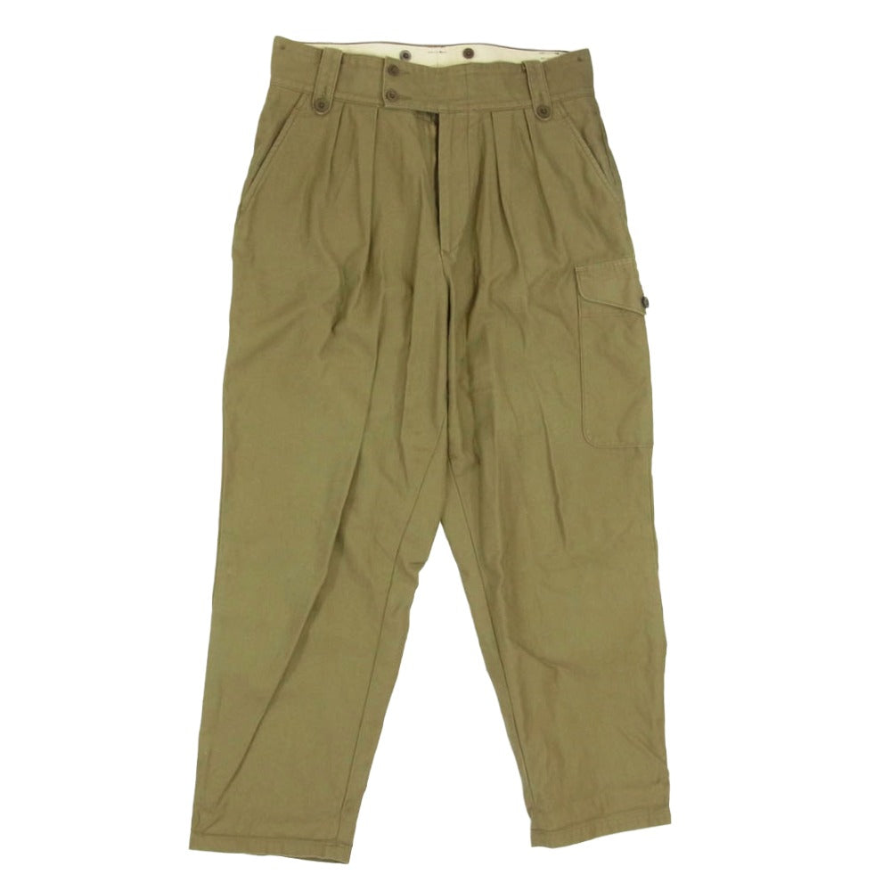 Nigel Cabourn ナイジェルケーボン 8045-00-50010 50s BATTLE DRESS MODIFIED PANTS バトル ドレス モディファイド パンツ ベージュ系 34【中古】