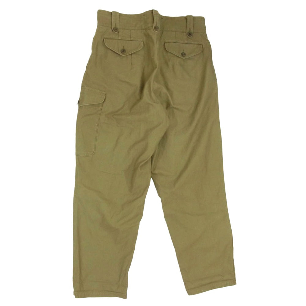 Nigel Cabourn ナイジェルケーボン 8045-00-50010 50s BATTLE DRESS MODIFIED PANTS バトル ドレス モディファイド パンツ ベージュ系 34【中古】