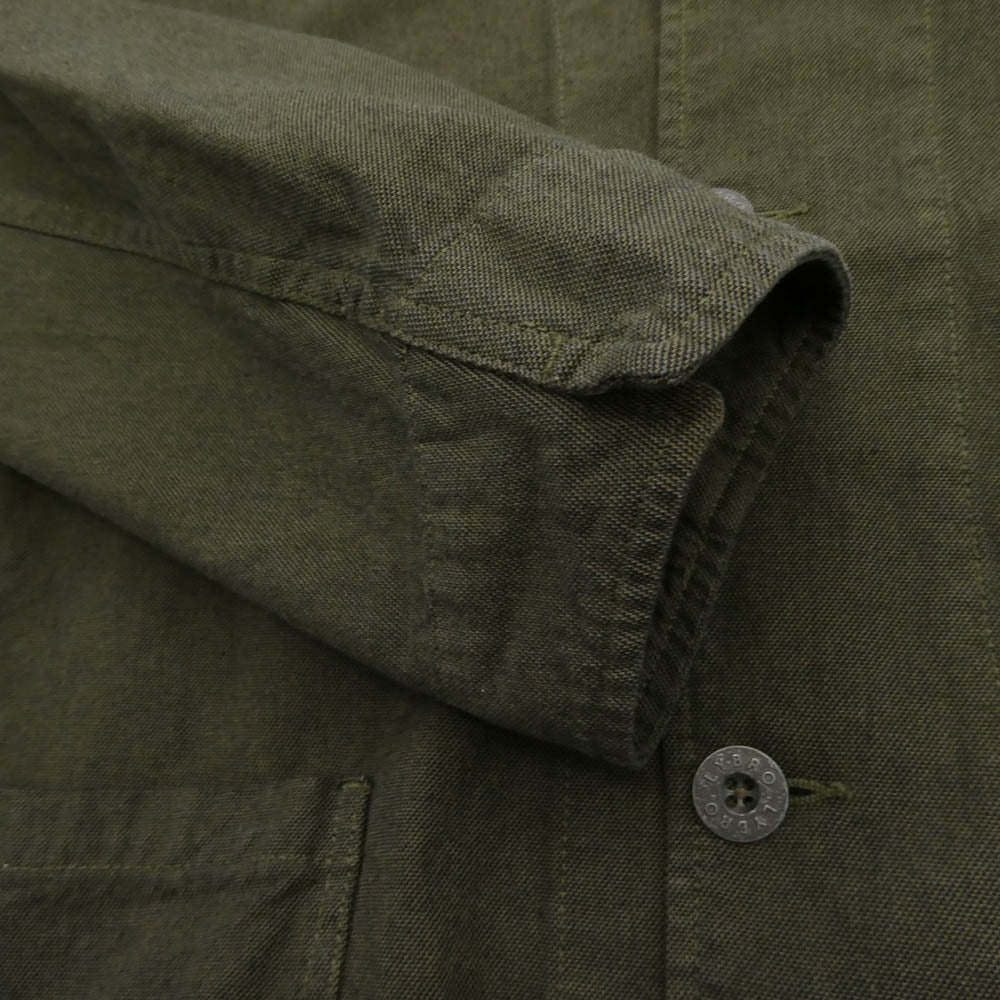 Nigel Cabourn ナイジェルケーボン 8046-13-80020 LYBRO NAVVIE BLAZER COTTON BROKEN TWILL ライブロ ナビブレザー コットン ブロークン ツイル カーキ系 52【中古】