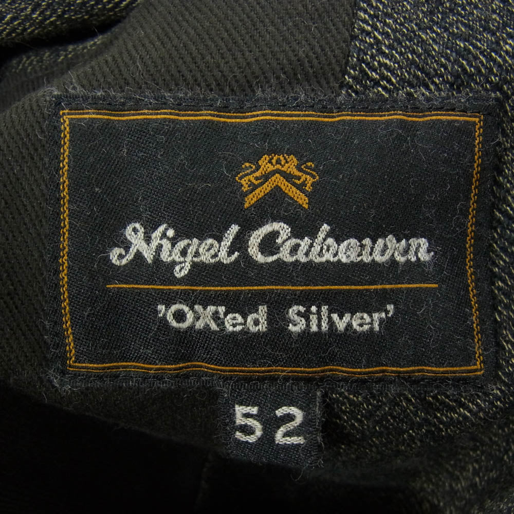 Nigel Cabourn ナイジェルケーボン 8047-04-80911 OX'ED SILVER オックスドシルバー COBBLER JACKET コブラ― ジャケット グレー系 52【中古】