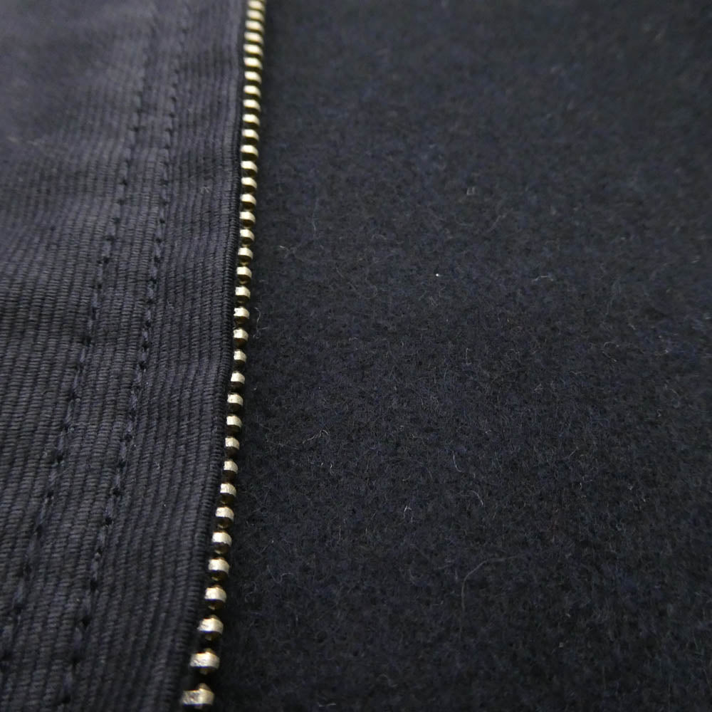 Nigel Cabourn ナイジェルケーボン 8047-00-30001 M42 DECK JACKET MIX 袖レザー デッキジャケット ブラック系 52【中古】