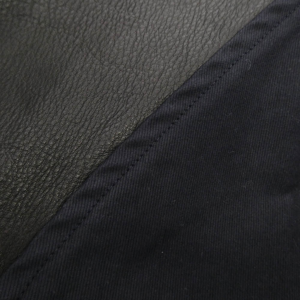 Nigel Cabourn ナイジェルケーボン 8047-00-30001 M42 DECK JACKET MIX 袖レザー デッキジャケット ブラック系 52【中古】