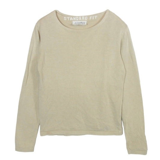 MAISON MARTIN MARGIELA メゾンマルタンマルジェラ 4761601 ここのえタグ 6ライン STANDARD FIT カットソー ベージュ系 表記無し【中古】