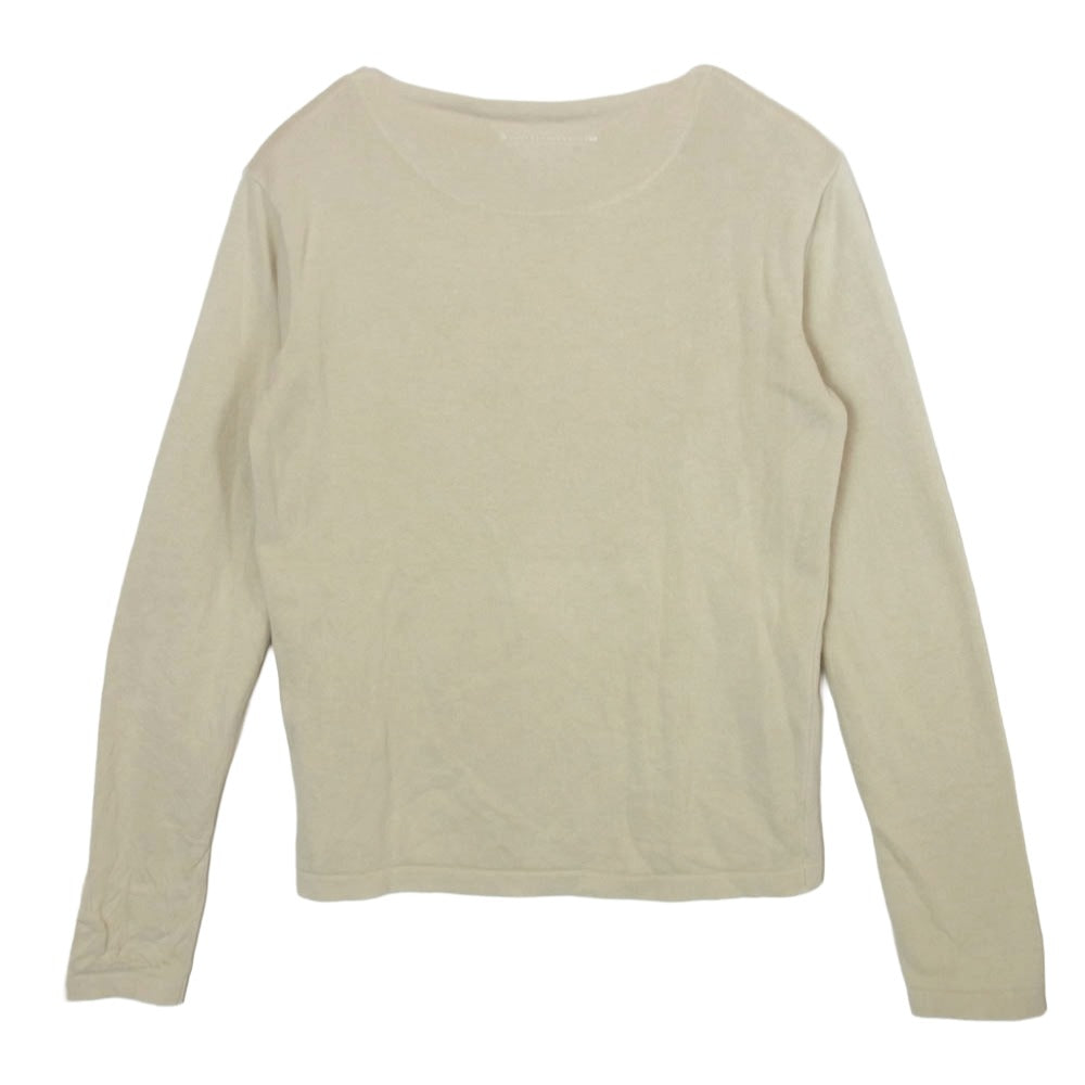 MAISON MARTIN MARGIELA メゾンマルタンマルジェラ 4761601 ここのえタグ 6ライン STANDARD FIT カットソー ベージュ系 表記無し【中古】