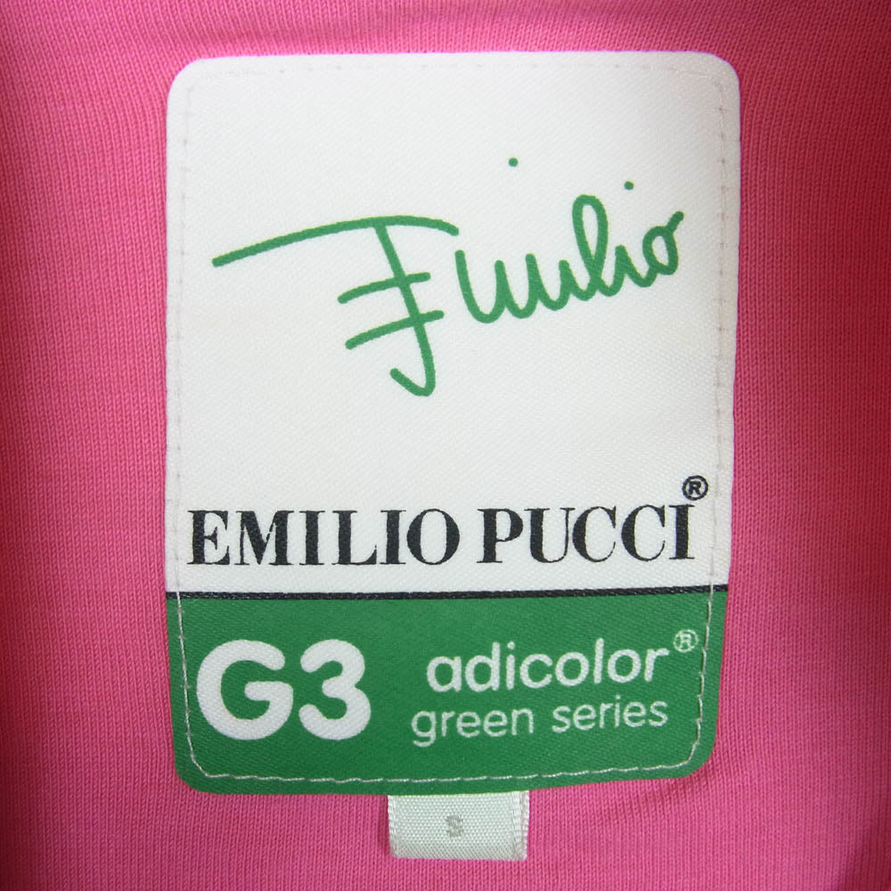Emilio Pucci エミリオプッチ ADIDAS アディダス グリーンシリーズ トラック ジャケット ライトグリーン系 S【中古】