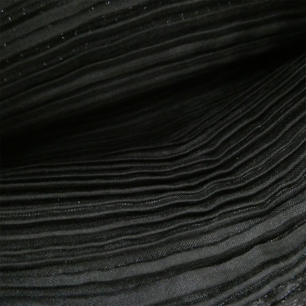 PLEATS PLEASE プリーツプリーズ イッセイミヤケ PP52-AG プリーツ加工 ショルダー バッグ ブラック系【中古】